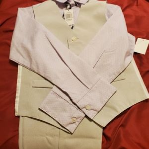 4 piece boys vest set